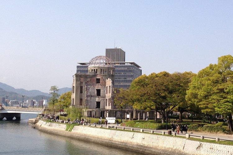 A-Bomkoepel gebouw in Hiroshima